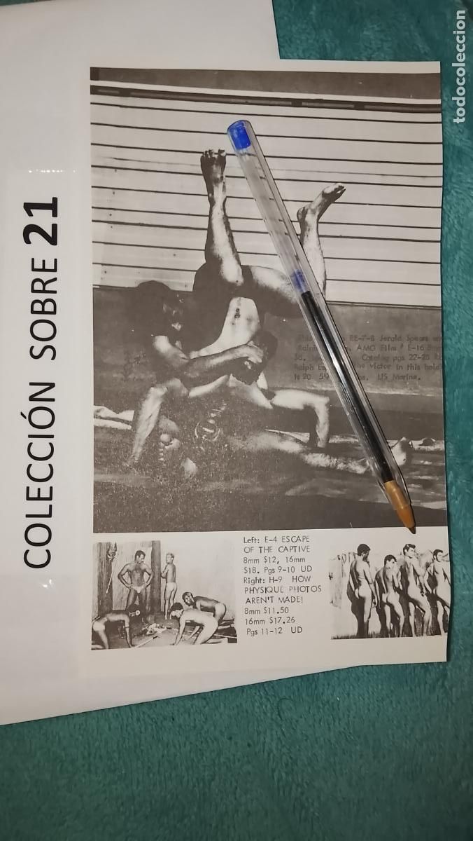 Outros: hoja tematica gay artistica fotografica o comic hombre erotico desnudos culturismo homo sexo EROTICA