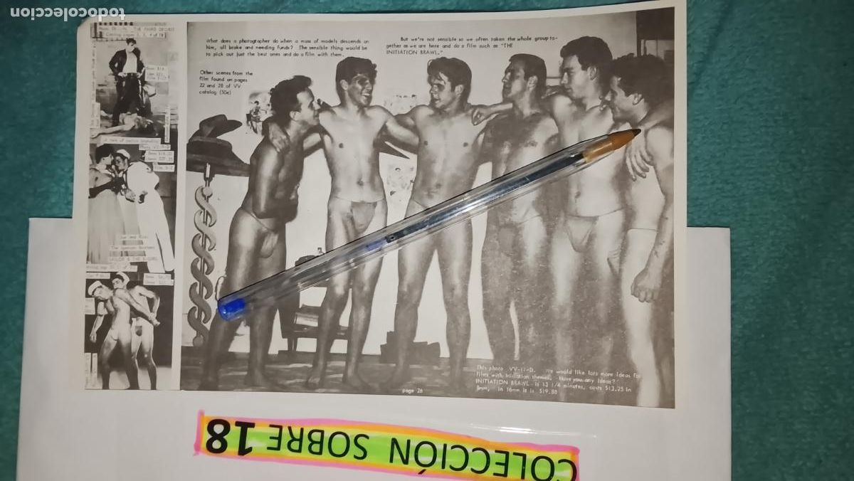 Outros: hoja tematica gay artistica fotografica o comic hombre erotico desnudos culturismo homo sexo EROTICA