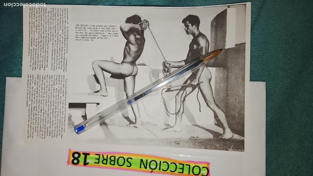 Outros: hoja tematica gay artistica fotografica o comic hombre erotico desnudos culturismo homo sexo EROTICA