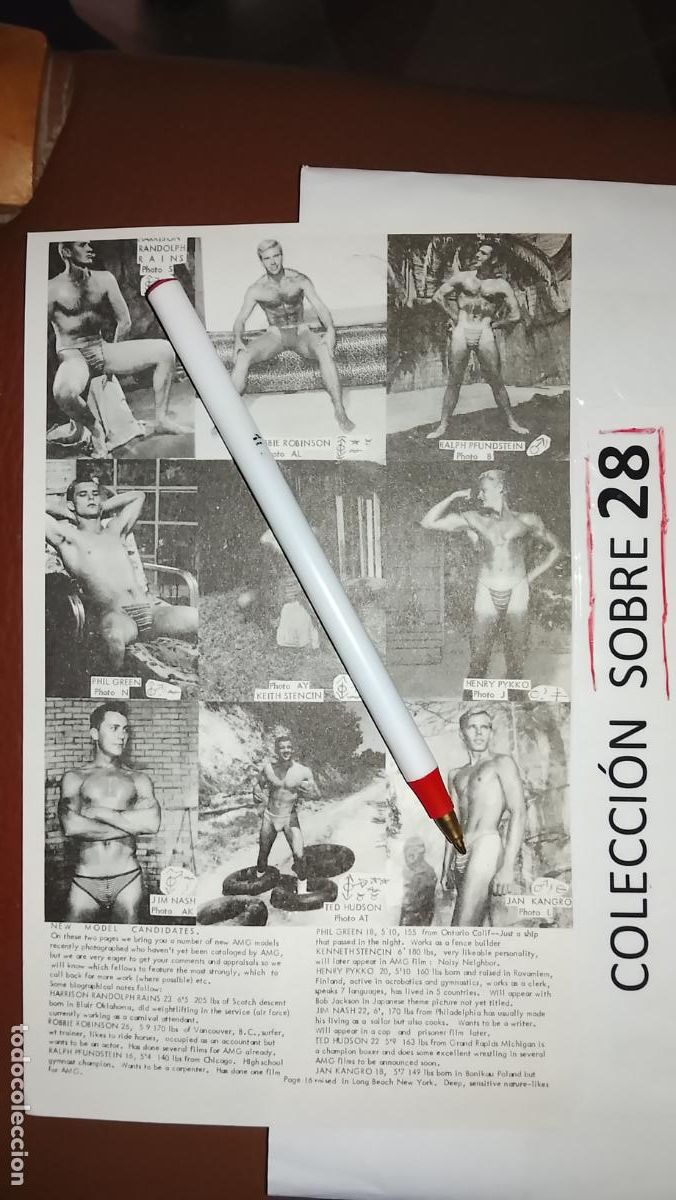 Outros: hoja tematica gay artistica fotografica o comic hombre erotico desnudos culturismo homo sexo EROTICA