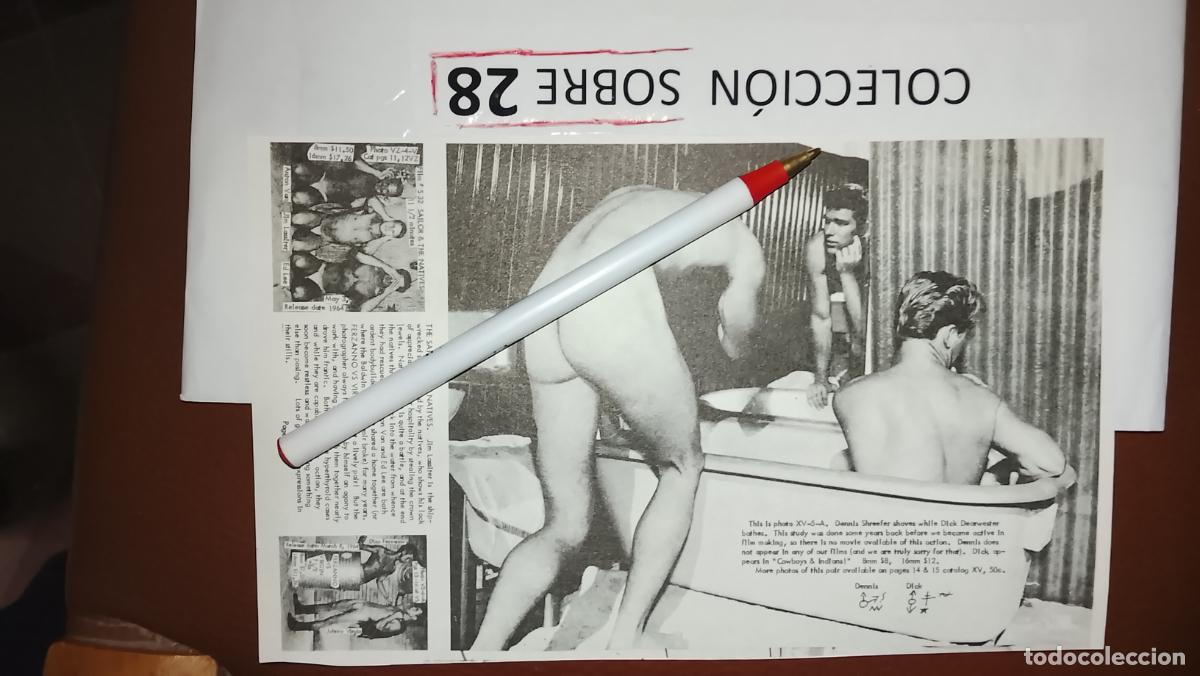 Otros: hoja tematica gay artistica fotografica o comic hombre erotico desnudos culturismo homo sexo EROTICA
