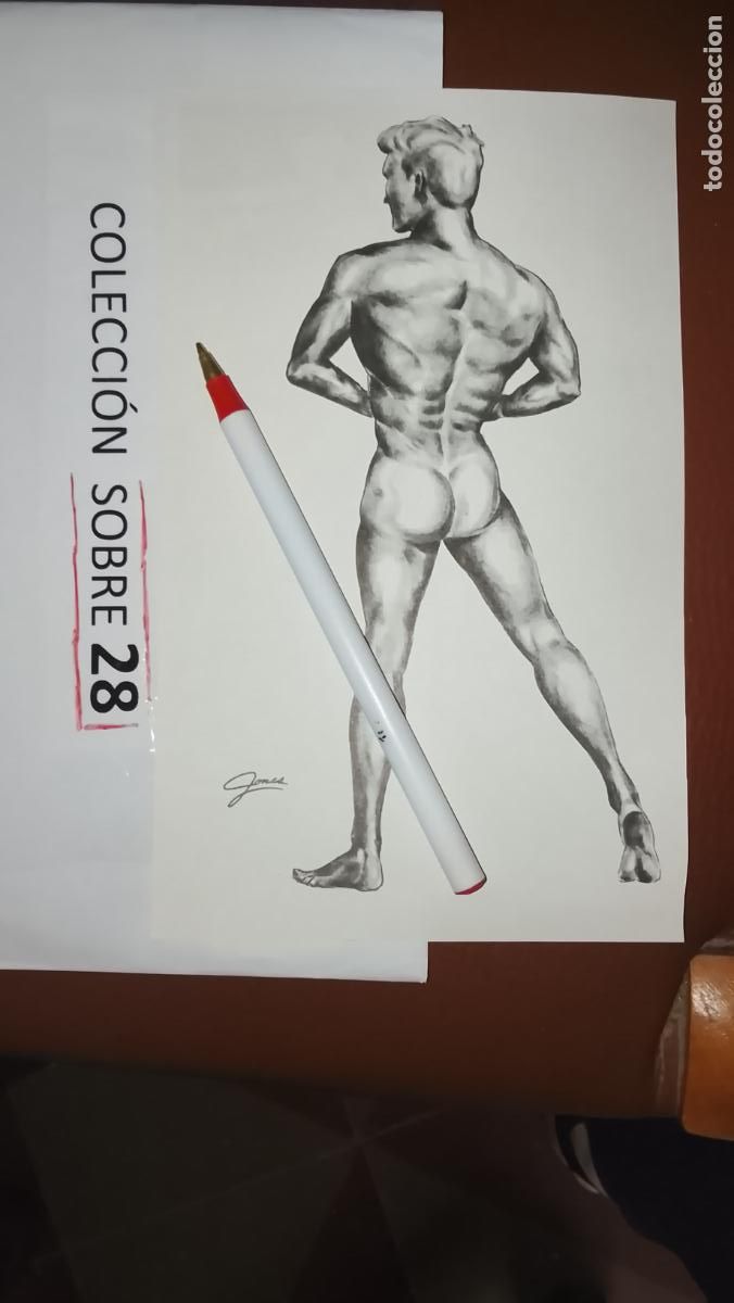Otros: hoja tematica gay artistica fotografica o comic hombre erotico desnudos culturismo homo sexo EROTICA
