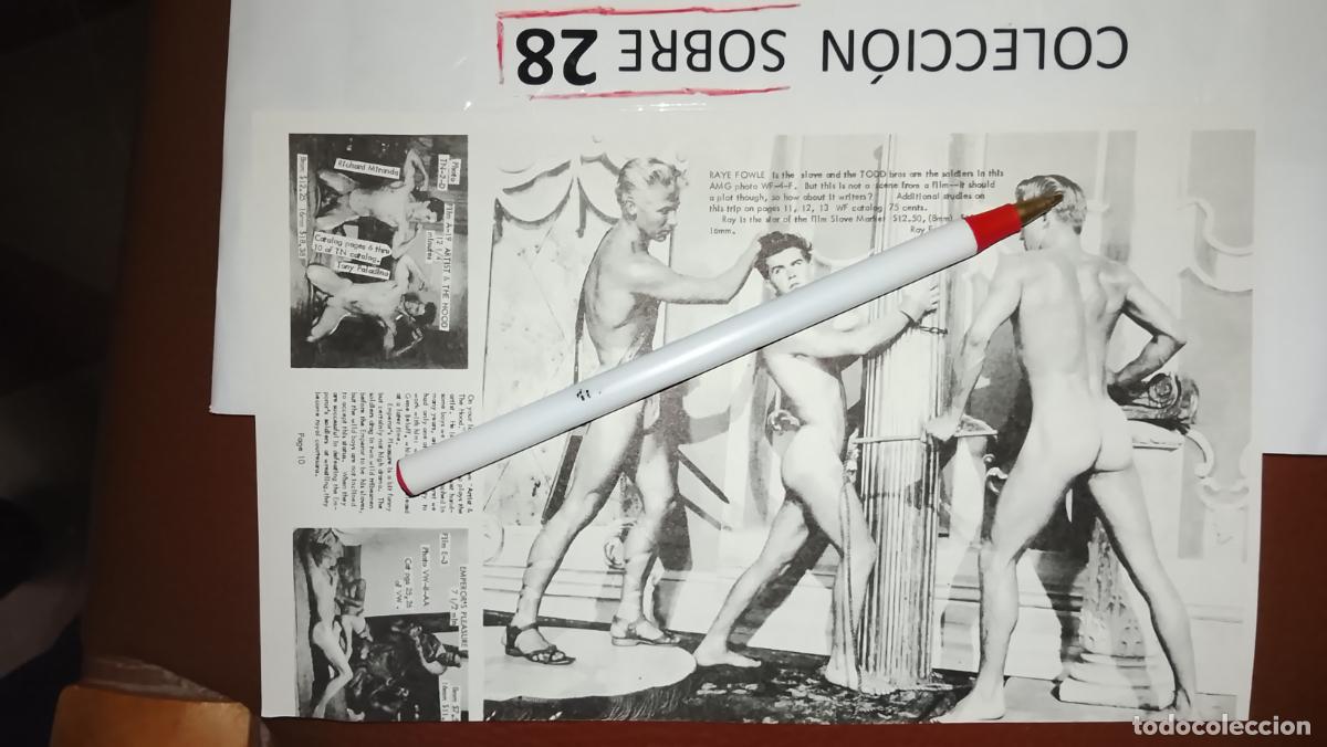 Otros: hoja tematica gay artistica fotografica o comic hombre erotico desnudos culturismo homo sexo EROTICA