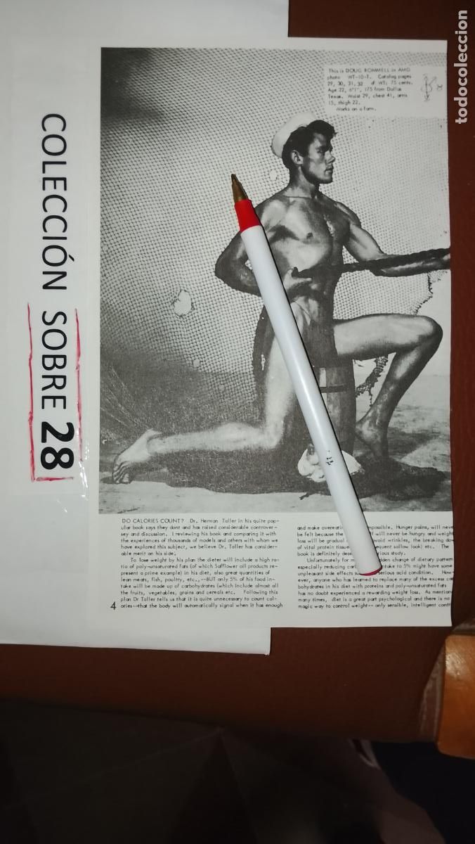 Otros: hoja tematica gay artistica fotografica o comic hombre erotico desnudos culturismo homo sexo EROTICA