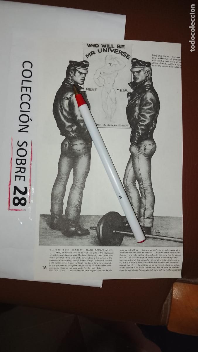 Outros: hoja tematica gay artistica fotografica o comic hombre erotico desnudos culturismo homo sexo EROTICA