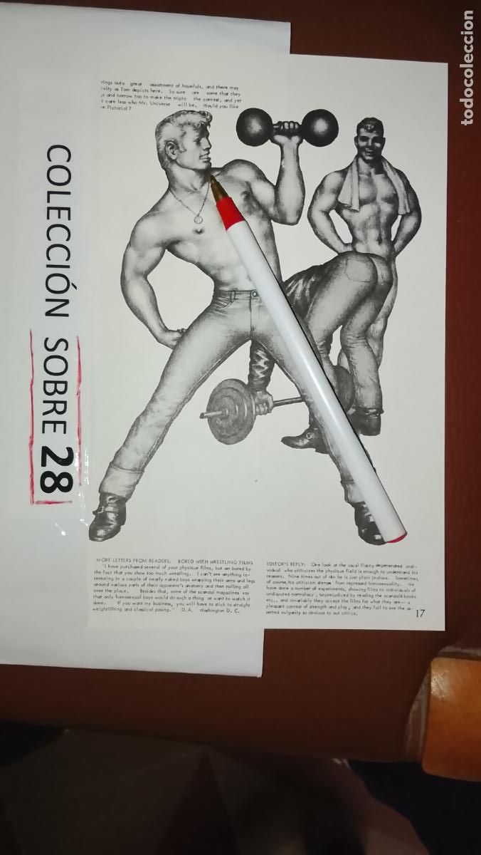Outros: hoja tematica gay artistica fotografica o comic hombre erotico desnudos culturismo homo sexo EROTICA
