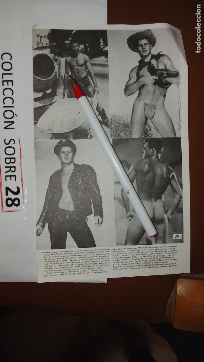 Outros: hoja tematica gay artistica fotografica o comic hombre erotico desnudos culturismo homo sexo EROTICA
