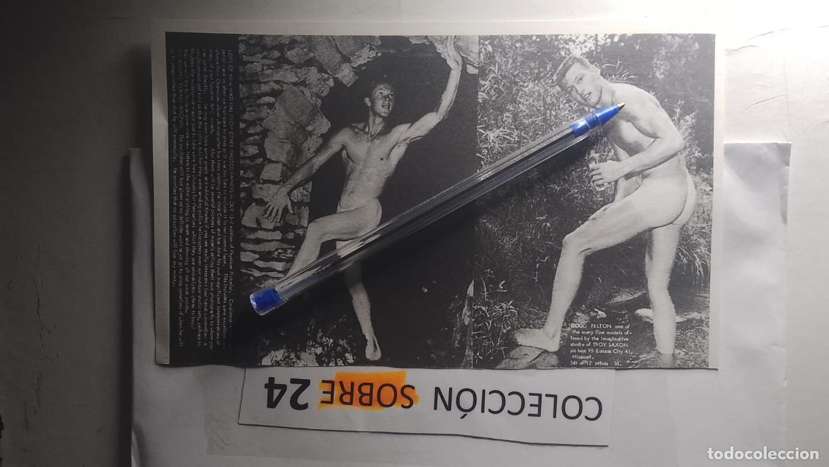 Autres: hoja tematica gay artistica fotografica o comic hombre erotico desnudos culturismo homo sexo EROTICA