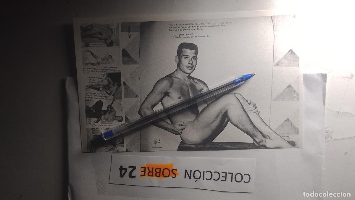 Autres: hoja tematica gay artistica fotografica o comic hombre erotico desnudos culturismo homo sexo EROTICA