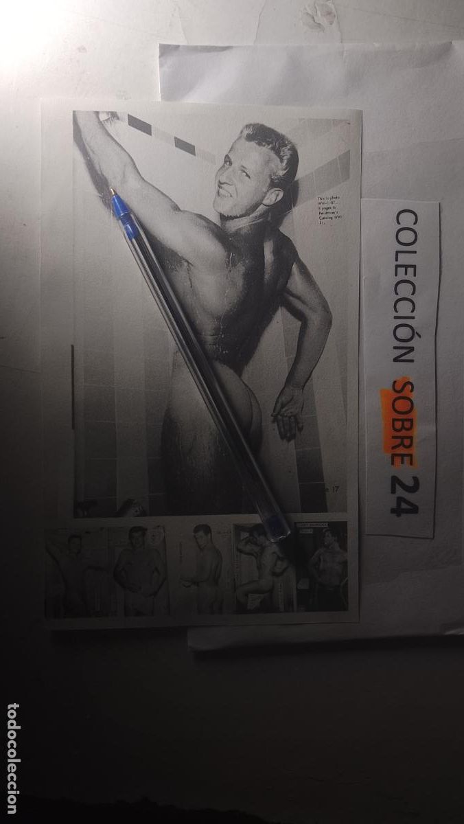 Autres: hoja tematica gay artistica fotografica o comic hombre erotico desnudos culturismo homo sexo EROTICA