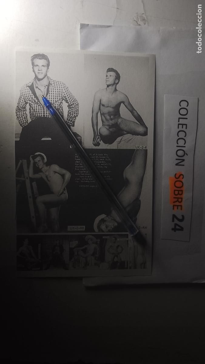 Autres: hoja tematica gay artistica fotografica o comic hombre erotico desnudos culturismo homo sexo EROTICA