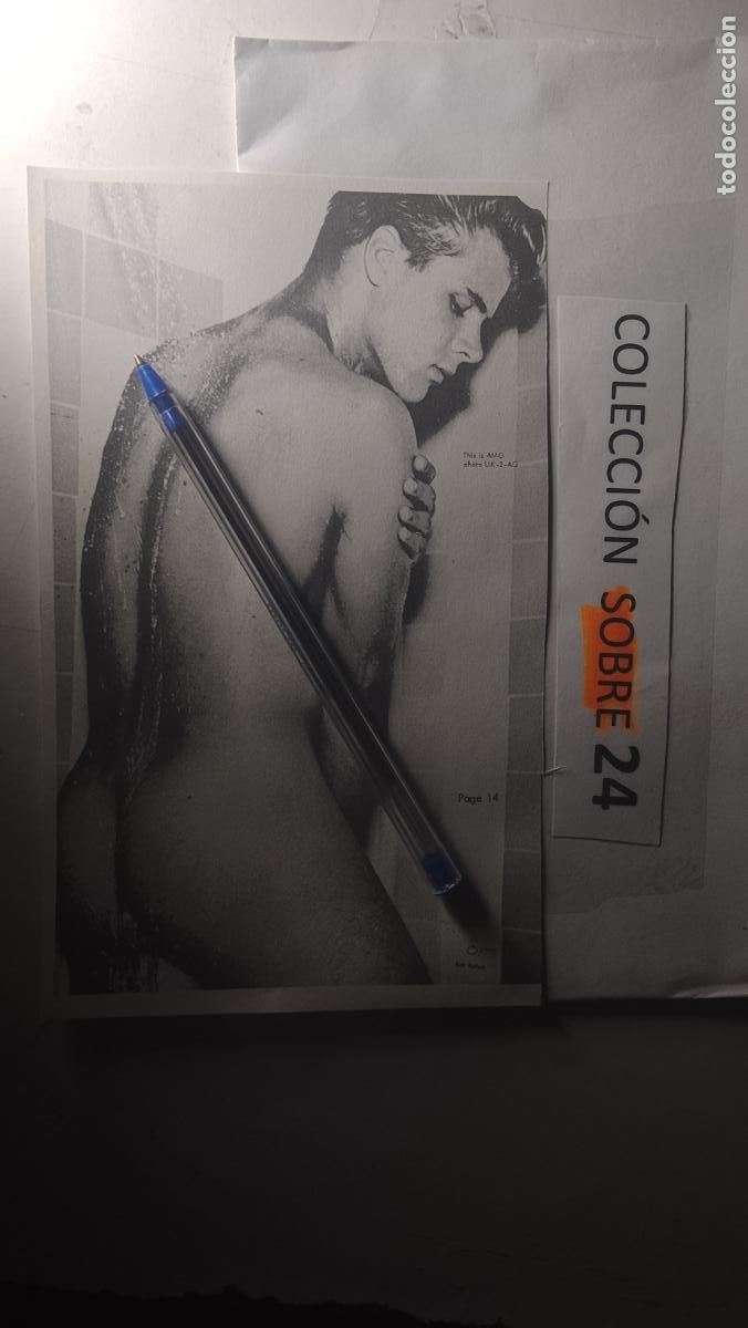 Autres: hoja tematica gay artistica fotografica o comic hombre erotico desnudos culturismo homo sexo EROTICA