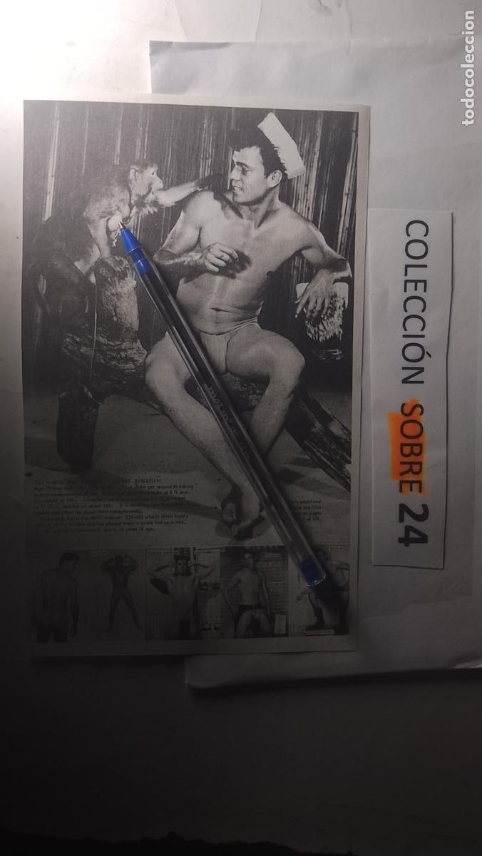 Autres: hoja tematica gay artistica fotografica o comic hombre erotico desnudos culturismo homo sexo EROTICA