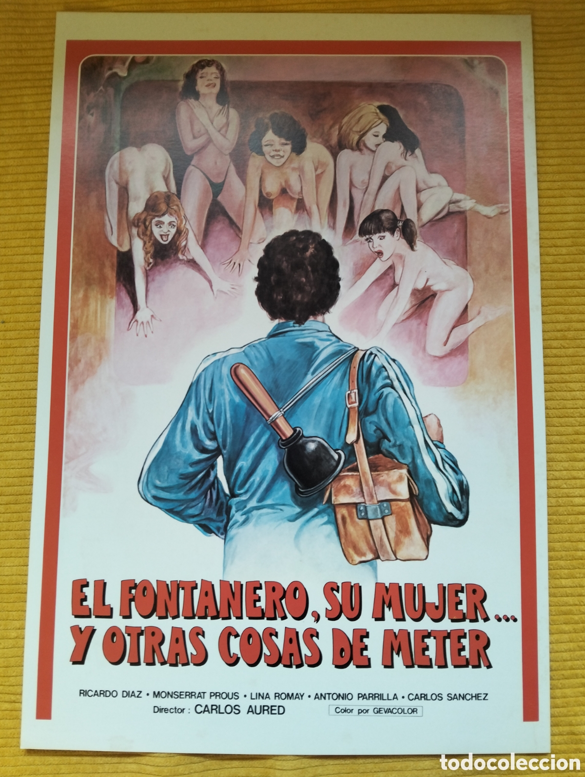 Otros: EL FONTANERO SU MUJER Y OTRAS COSAS DE METER GUIA DE CINE ORIGINAL - J56