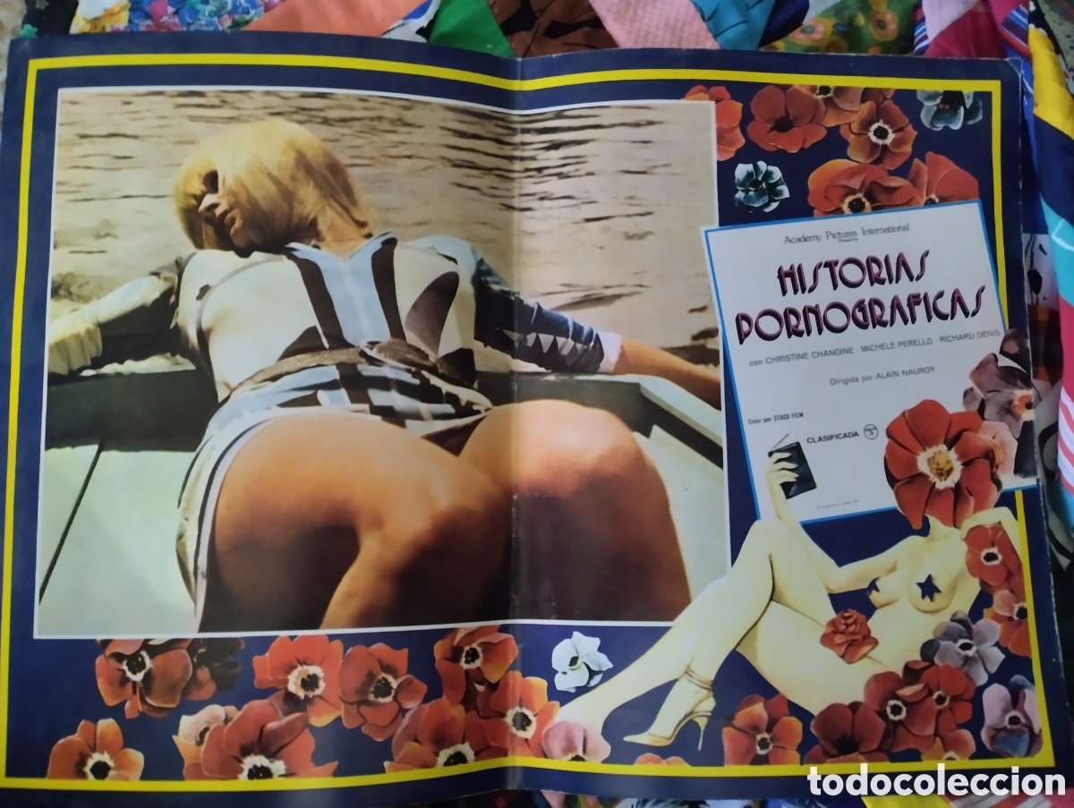Otros: 6 FOTOCROMOS DE GRAN TAMA&Ntilde;O 47 X 36 - HISTORIAD PORNOGRAFICAS 1979 - SET COMPLETO