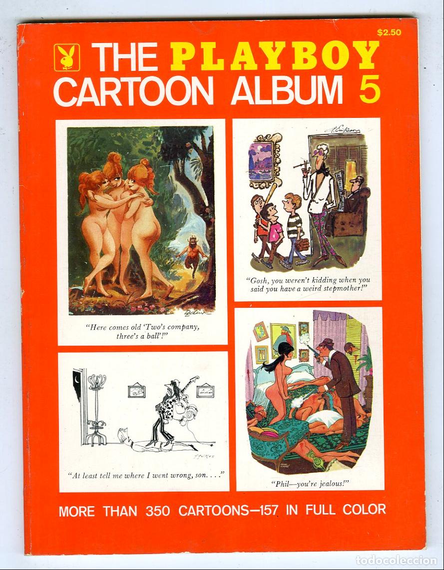 Otros: The Playboy Cartoon Album 5 / More Than 350 Cartoons-157 in Full Color / Playboy Press 1972 - Hugh M