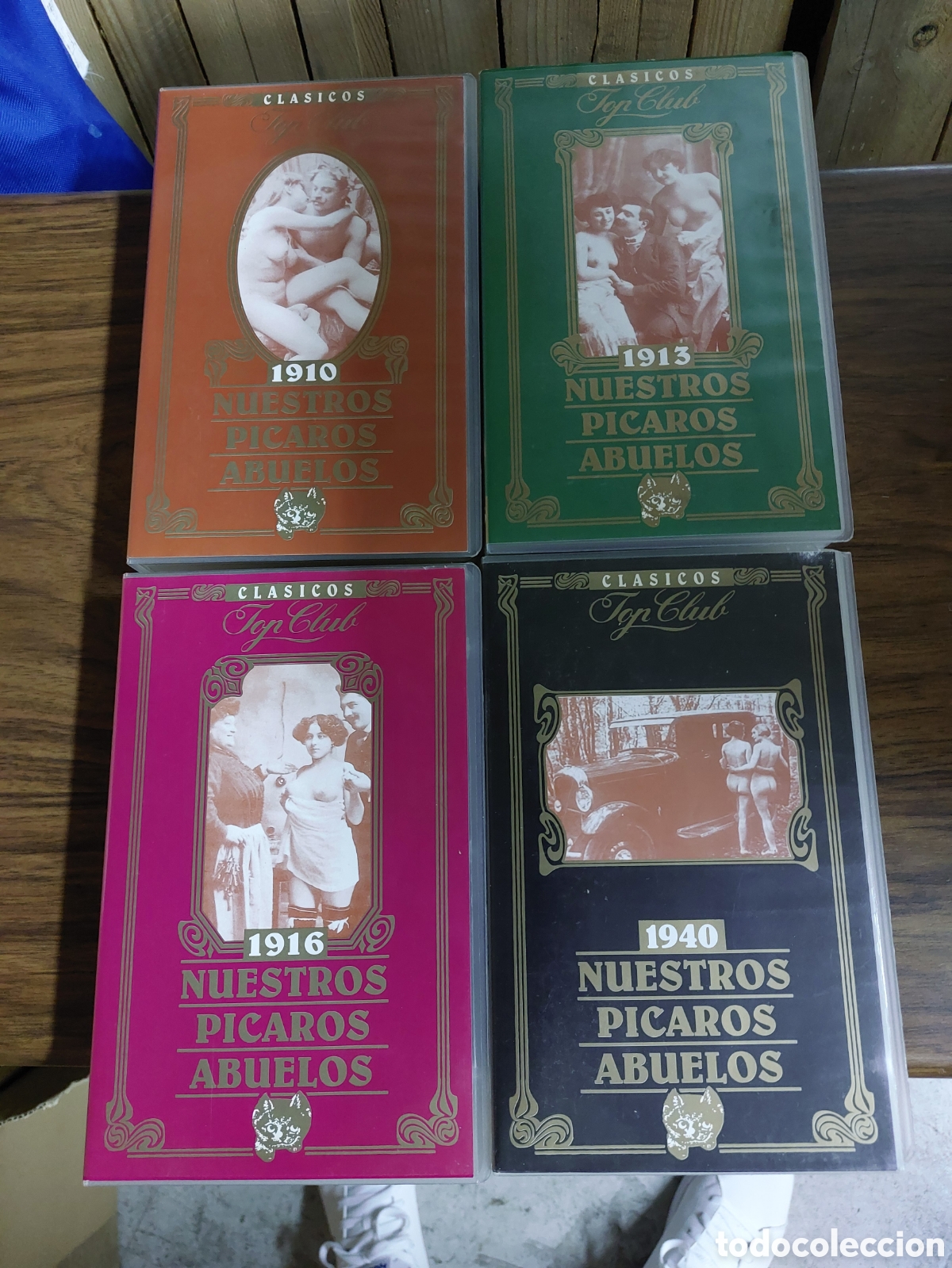 Autres: 4 VHS EROTICOS NUESTROS PICAROS ABUELOS