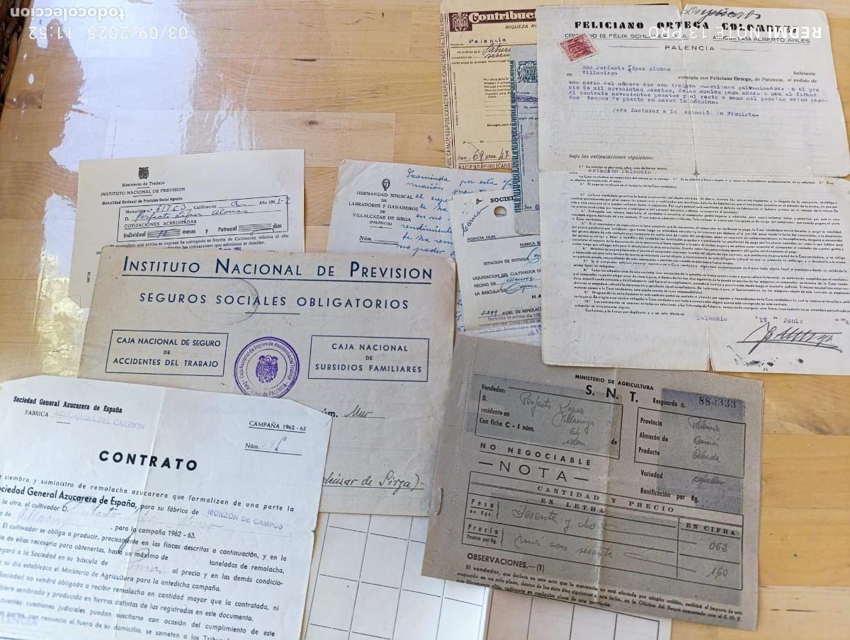 Otros: DOCUMENTOS VARIADOS ORIGINALES. - Foto 2