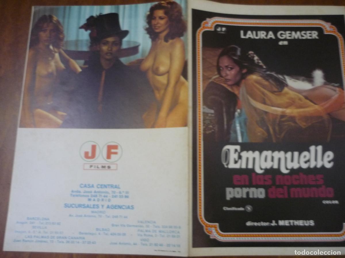 Otros: emanuelle en las noches porno del mundo - guia publicitaria original - laura genser cine erotico