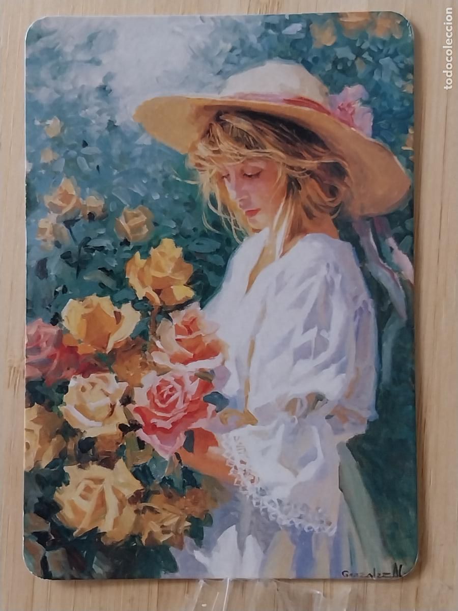 Otros: MUJER FLORES ILUSTRACION CALENDARIO 2001 PUBLI NO REF L 222
