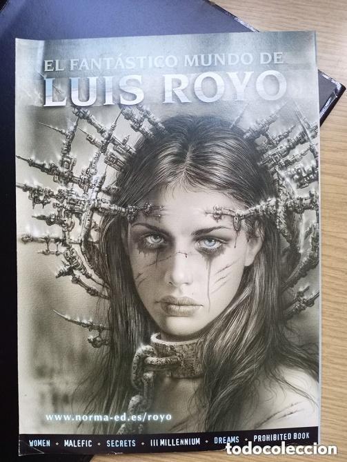 Otros: FOLLETO -EL FANTASTICO MUNDO DE LUIS ROYO