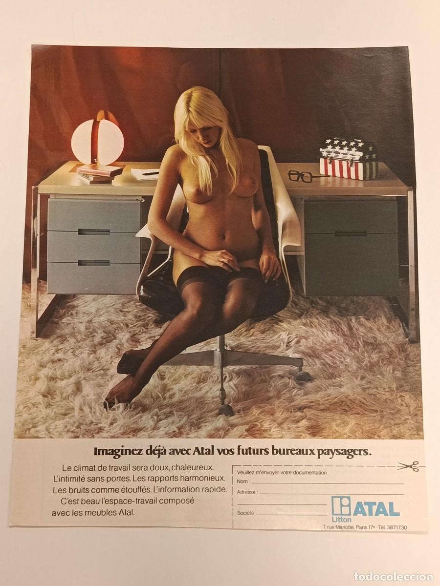 Otros: Publicidad Antigua 1973: Muebles de Oficina ATAL Litton. Dise&ntilde;o Modernista Pop Art. Original.