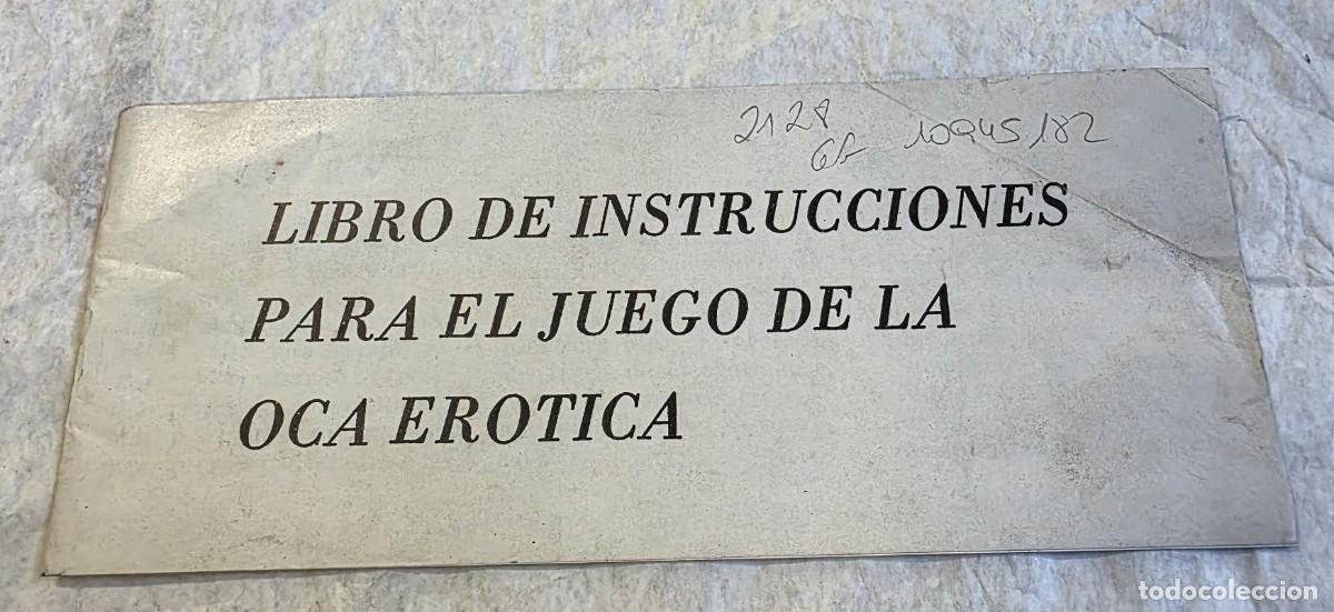 Autres: Instrucciones para el juego de la oca er&oacute;tica