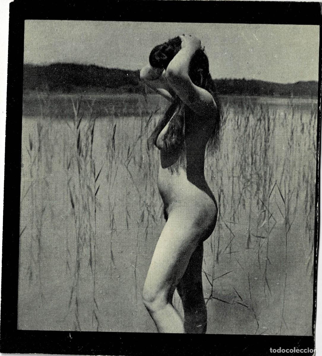 Otros: FOTOGRAFIA ESTEROSCOPICA EROTICA DE MUJER EN EL RIO. P-ESTEROTICA-032