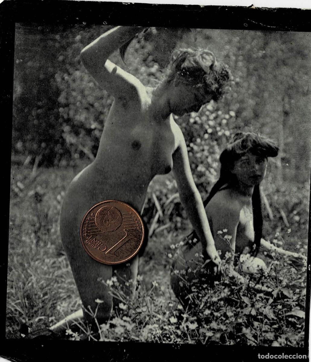 Otros: FOTOGRAFIA ESTEROSCOPICA EROTICA DE MUJERES EN EL CAMPO. P-ESTEROTICA-033