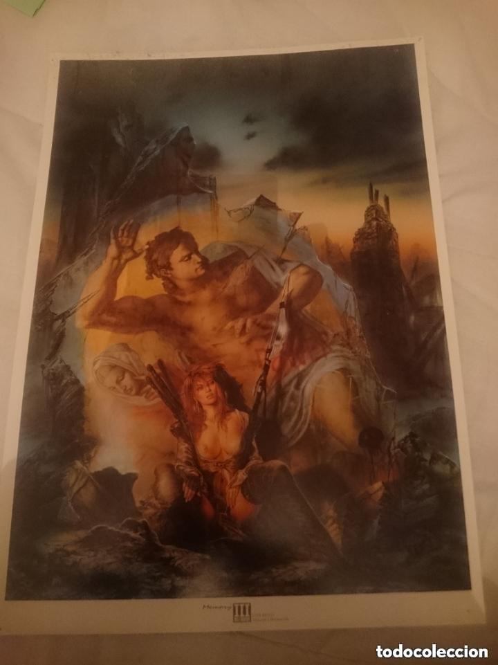 Otros: LAMINA 1 DE LUIS ROYO TAMA&Ntilde;O DINA-3