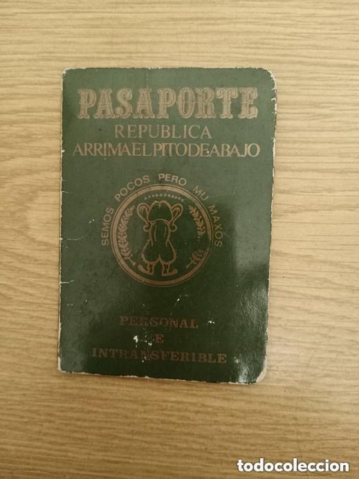 Otros: PASAPORTE DE BROMA EROTICO -A&Ntilde;OS 80-VER FOTOS
