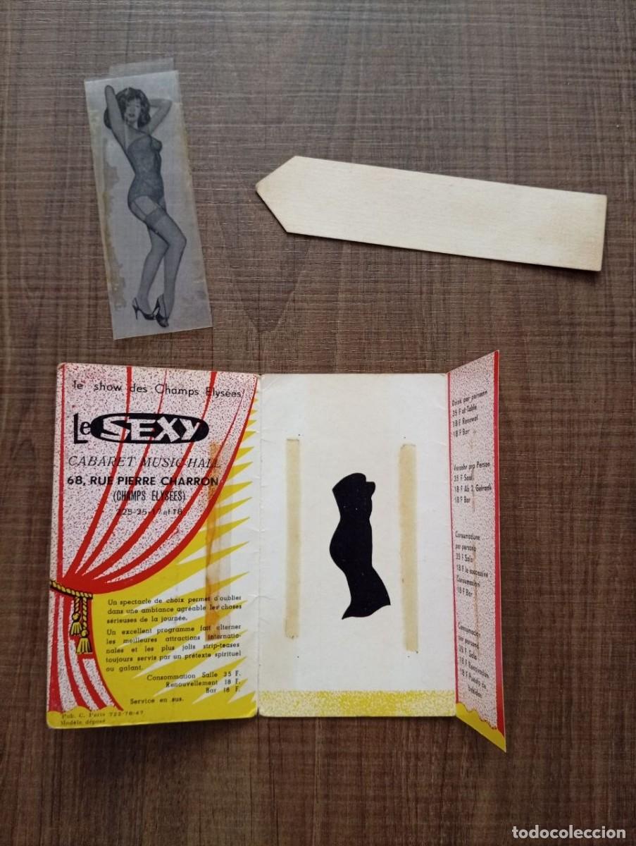 Otros: Folleto desplegable interactivo Cabaret Le Sexy - Par&iacute;s (Champs-&Eacute;lys&eacute;es) 1966