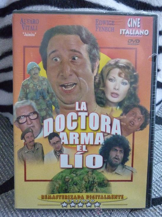 DVD- LA DOCTORA ARMA EL LIO -1978, CON ALVARO VITALI - COMEDIA ERÓTICA - PRECINTADA ,DESCATALOGADA (Coleccionismo para Adultos - Películas)