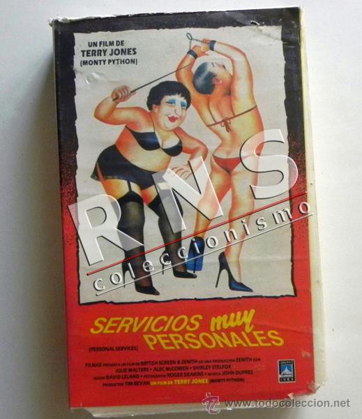 Films: SERVICIOS MUY PERSONALES TERRY JONES (MONTY PYTHON ) PEL&Iacute;CULA CR&Iacute;TICA SOCIEDAD BURDEL PROSTITUTA VHS