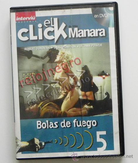 Peliculas: BOLAS DE FUEGO EL CLICK MILO MANARA 5 DVD PEL&Iacute;CULA ER&Oacute;TICA SEXO - PARODIA DE AGENTES TIPO JAMES BOND