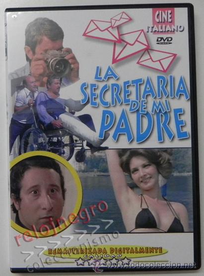 Filme: LA SECRETARIA DE MI PADRE DVD PEL&Iacute;CULA COMEDIA DESTAPE ER&Oacute;TICA - ITALIA ALVARO VITALI M. OMAGGIO +18