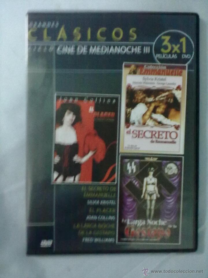 Filme: CINE DE MEDIANOCHE EL SECRETO DE EMMANUELLE EL PLACER LA LARGA NOCHE DE LA GESTAPO