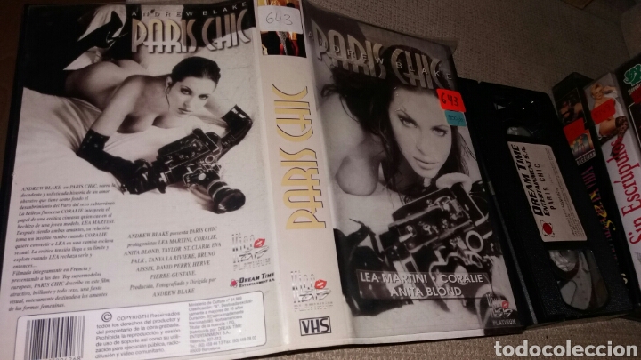 Peliculas: Paris chic- vhs- andrew blake- lea martini - Coralie - Anita blond (x-4)