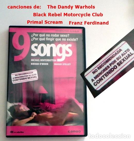 Film: 9 SONGS - DVD PEL&Iacute;CULA SEXO M&Uacute;SICA rock -M STILLEY - CANCIONES DE The Dandy Warhols Franz Ferdinand