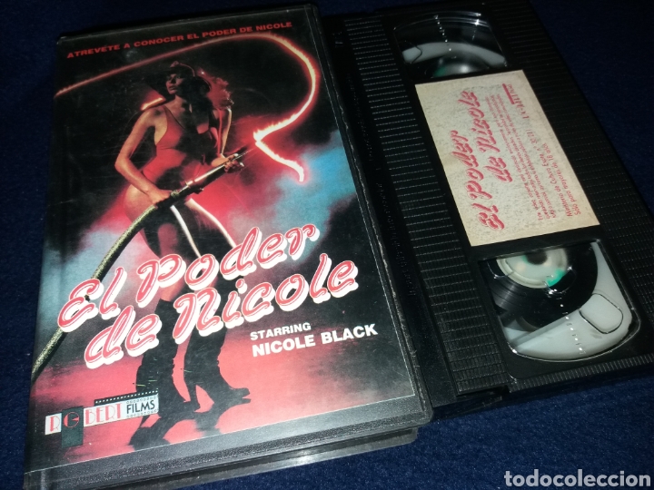 Films: El poder de nicole- - vhs- nicole black