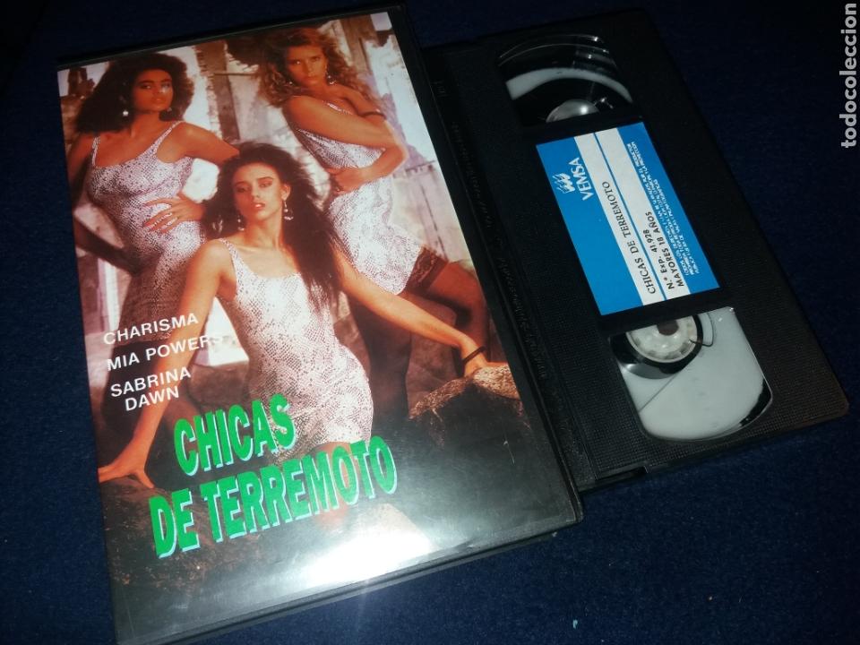 Films: Chicas de terremoto- vhs- charisma- mia powers- sabrina dawn x4