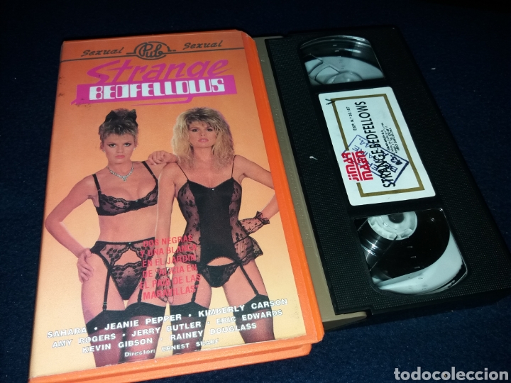 Films: Strange bedfellows- vhs- 1985- kimberly carson- jeanie pepper- sahara