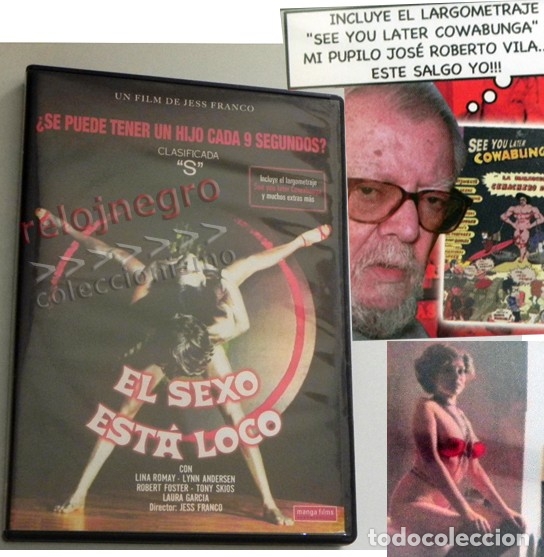 Films: DVD PEL&Iacute;CULAS EL SEXO EST&Aacute; LOCO SEE YOU LATER COWABUNGA PEL&Iacute;CULA JES&Uacute;S FRANCO JESS LINA ROMAY AIRBAG