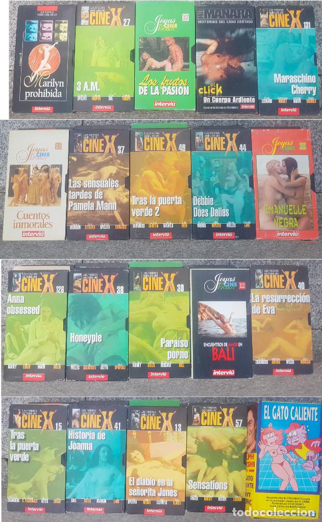 Films: LOTE DE 25 PELICULAS VHS EROTICAS INTERVIU SEX CLASICOS AÑOS 70 PORNO PSYCH MARILYN MONROE