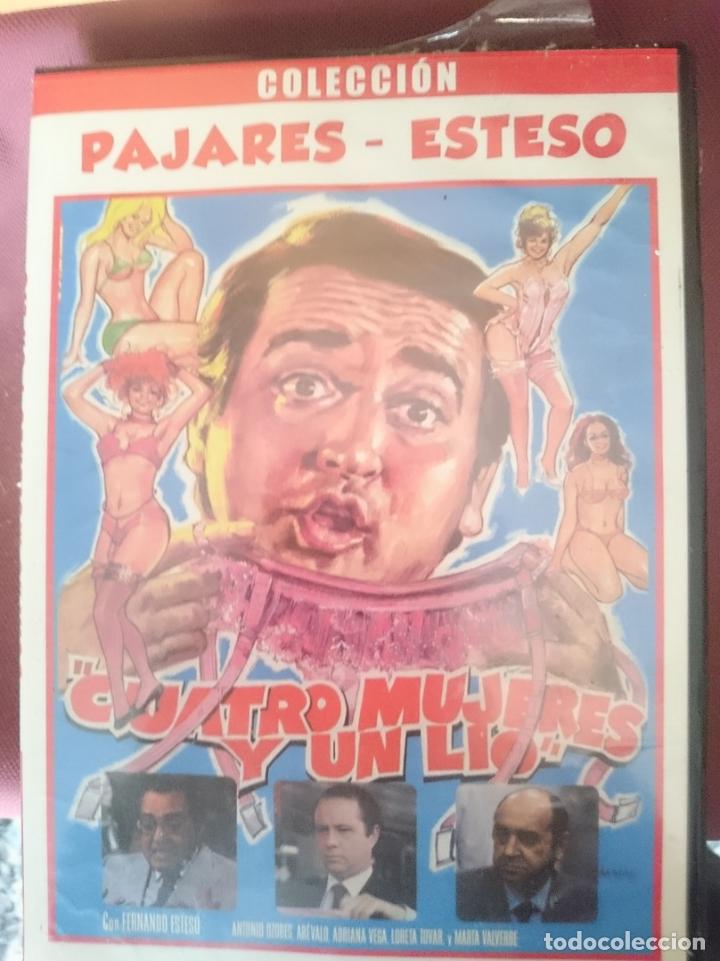 Films: DVD - CUATRO MUJERES Y UN LIO - FERNANDO ESTESO - ANTONIO OZORES - AREVALO - JUANITO NAVARRO