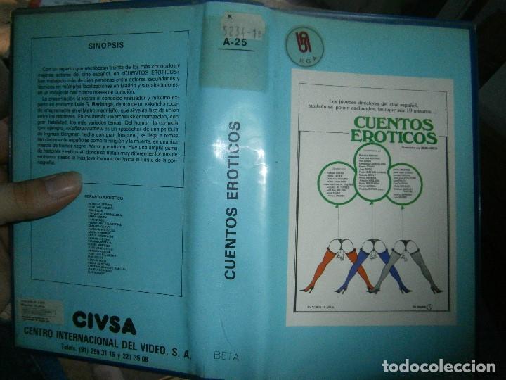 Peliculas: &iexcl;&iexcl; CUENTOS EROTICOS ,,UNICA EN TC BETA,1 EDICION BETA CAJA GRANDE&iexcl;'&iexcl; DISPONEMOS MAS DE 60,000 EN VHS