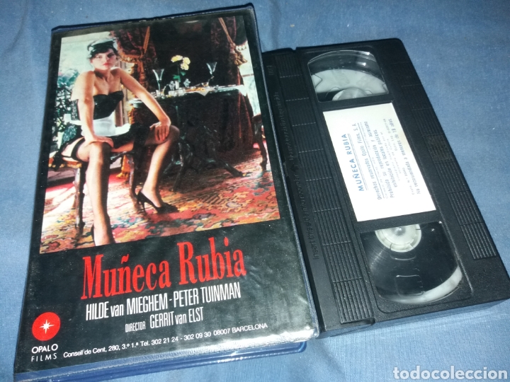 Peliculas: Mu&ntilde;eca rubia-1987 vhs- hilde van mieghem peter tuinman - (Unica en tc) erotic- opalo films