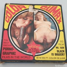 Peliculas: SUPER 8 PORNO ADULTOS: BLACK IS BIGGER? COLOR CLIMAX FILMS 1975 DINAMARCA. Lote 263609945