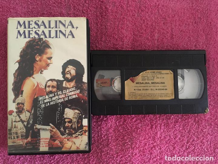Peliculas: VHS MESALINA MESALINA [1977] Ed. TOPACIO HOME VIDEO - EROTICA - ANNEKA DI LORENZO TOMAS MILIAN