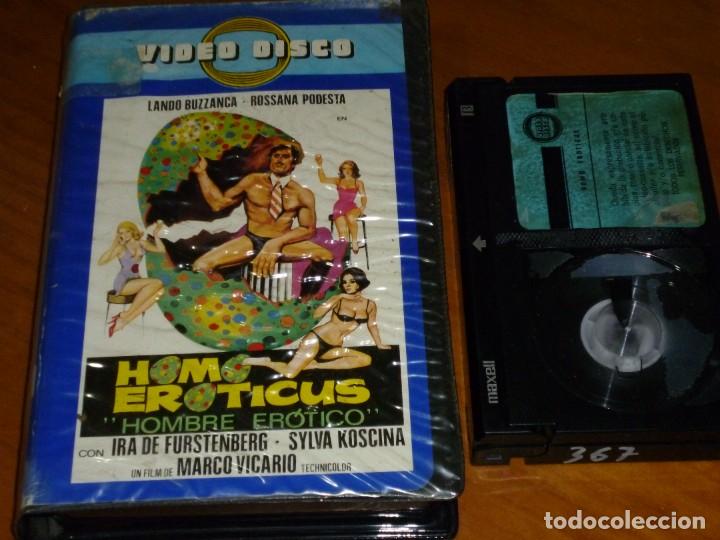 Filme: HOMO EROTICUS - LANDO BUZZANCA, ROSSANA PODESTA, MARCO VICARIO - VIDEO DISCO - BETA